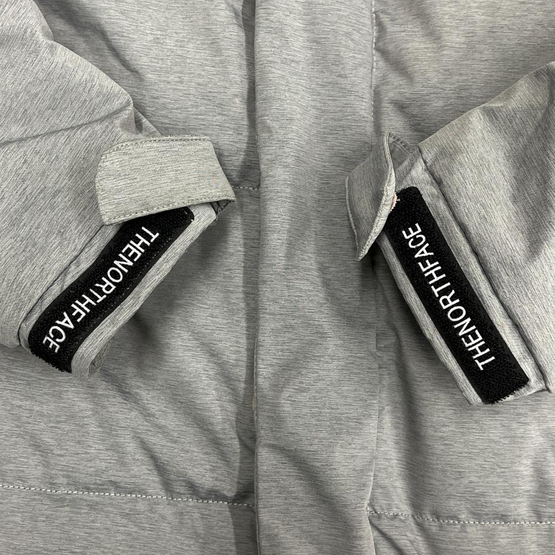 《美品》ザノースフェイス ロングダウンコート レディース グレー XL