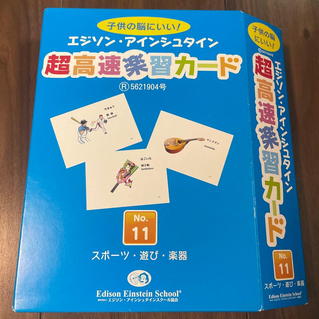 エジソン・アインシュタイン 高速学習カード No.1〜No.16 全16冊