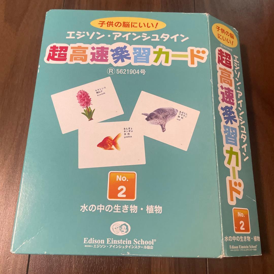 エジソン・アインシュタイン 高速学習カード No.1〜No.16 全16冊
