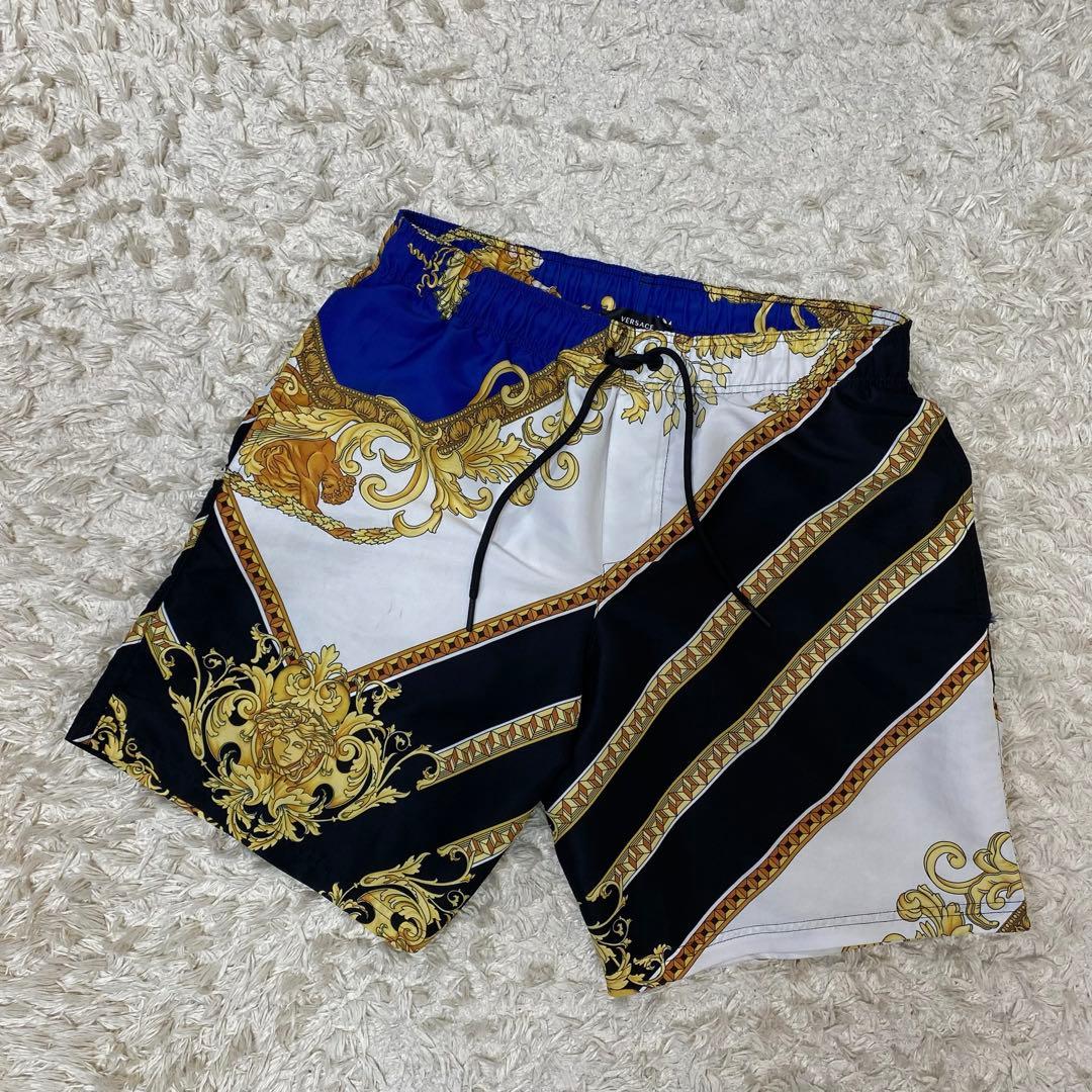 ヴェルサーチ　スイムショーツ　水着　ショートパンツ　総柄　3 楽天市場】VERSACE ヴェルサーチ スイムパンツ 水着 メンズ ビーチ