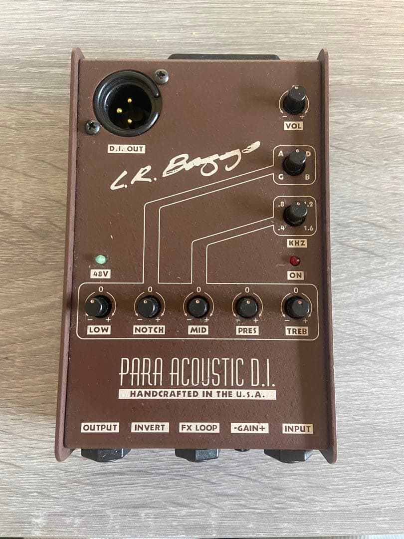LR BAGGS Para Acoustic DI パラアコ Para DI Acoustic Guitar Preamp + DI — LR Baggs