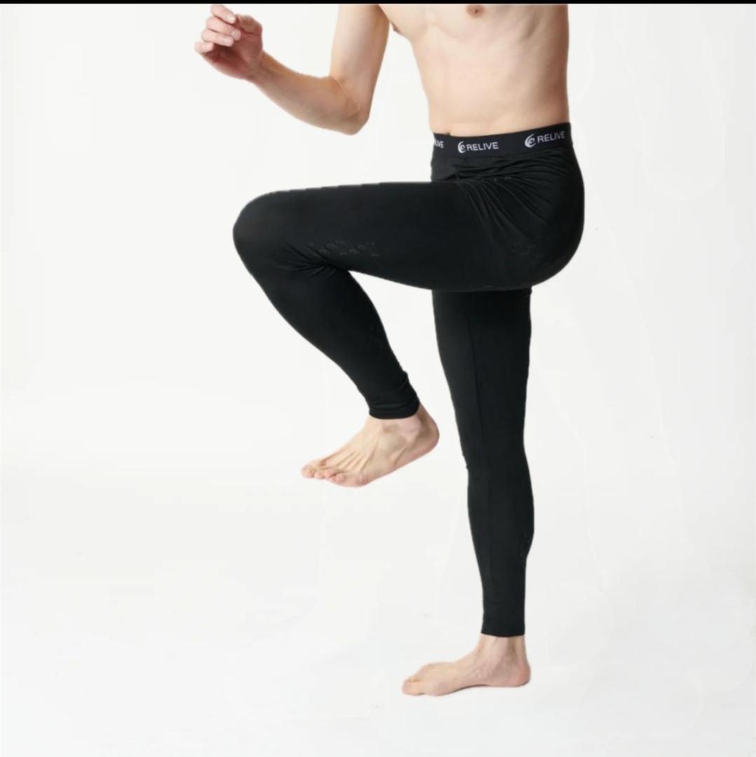 リライブシャツ＋スパッツ メンズ LL セット 快適フィット Relive