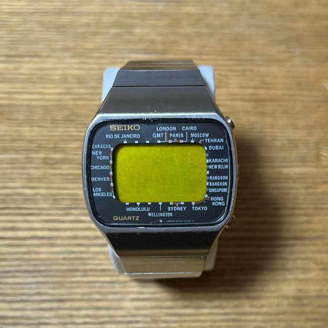 SEIKO セイコー ワールドタイム M158-5000 デジタルウォッチ - メルカリ