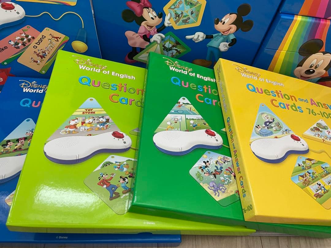 DWE ディズニー英語システム トークアロング Q&Aカードセット 635