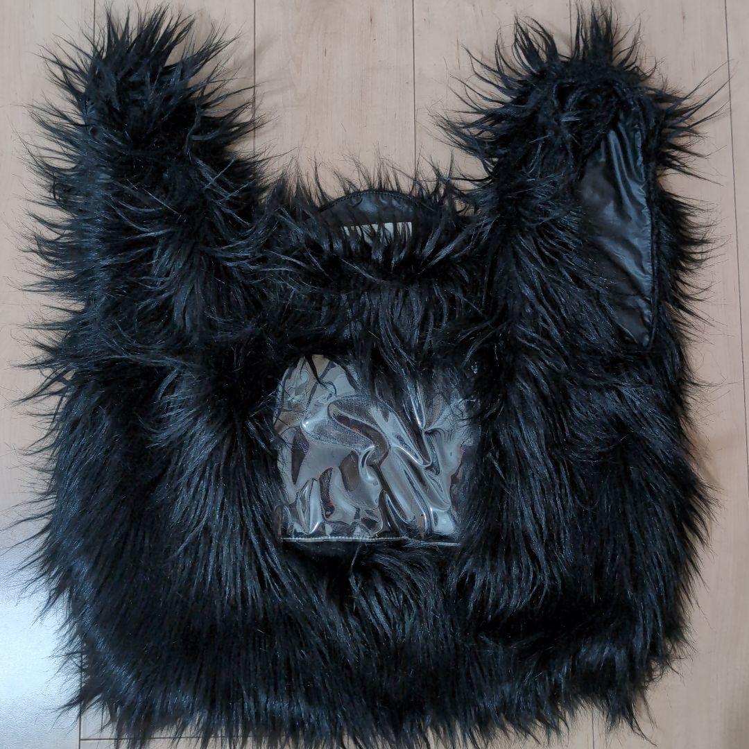 MM6 Maison Margiela ファートートバッグ MM6 エムエムシックス ジャパニーズ トート フェイクファー 鞄 (MM6