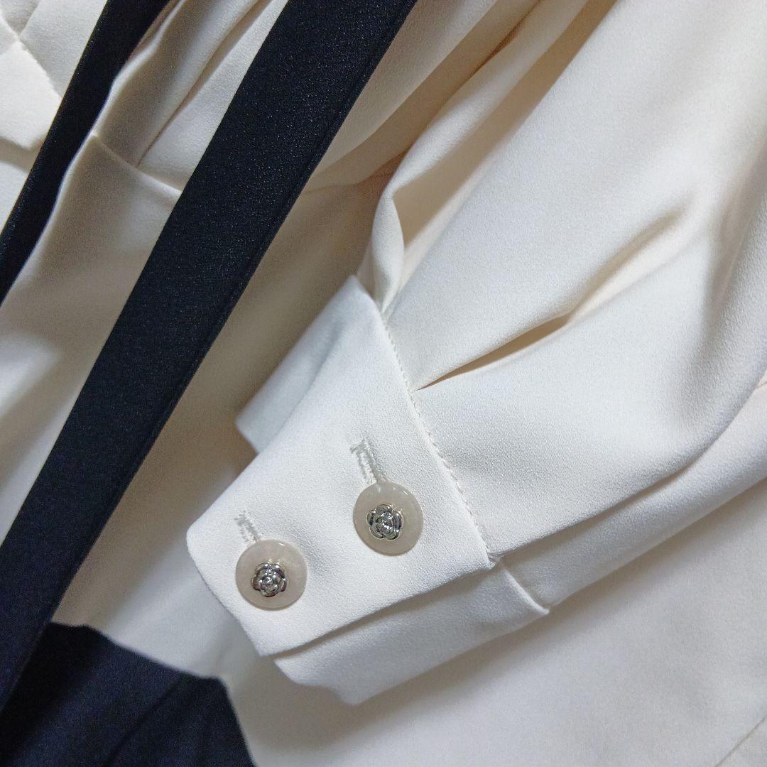 アプワイザーリッシェ CLATHASコラボ ボウタイプリーツミニワンピース