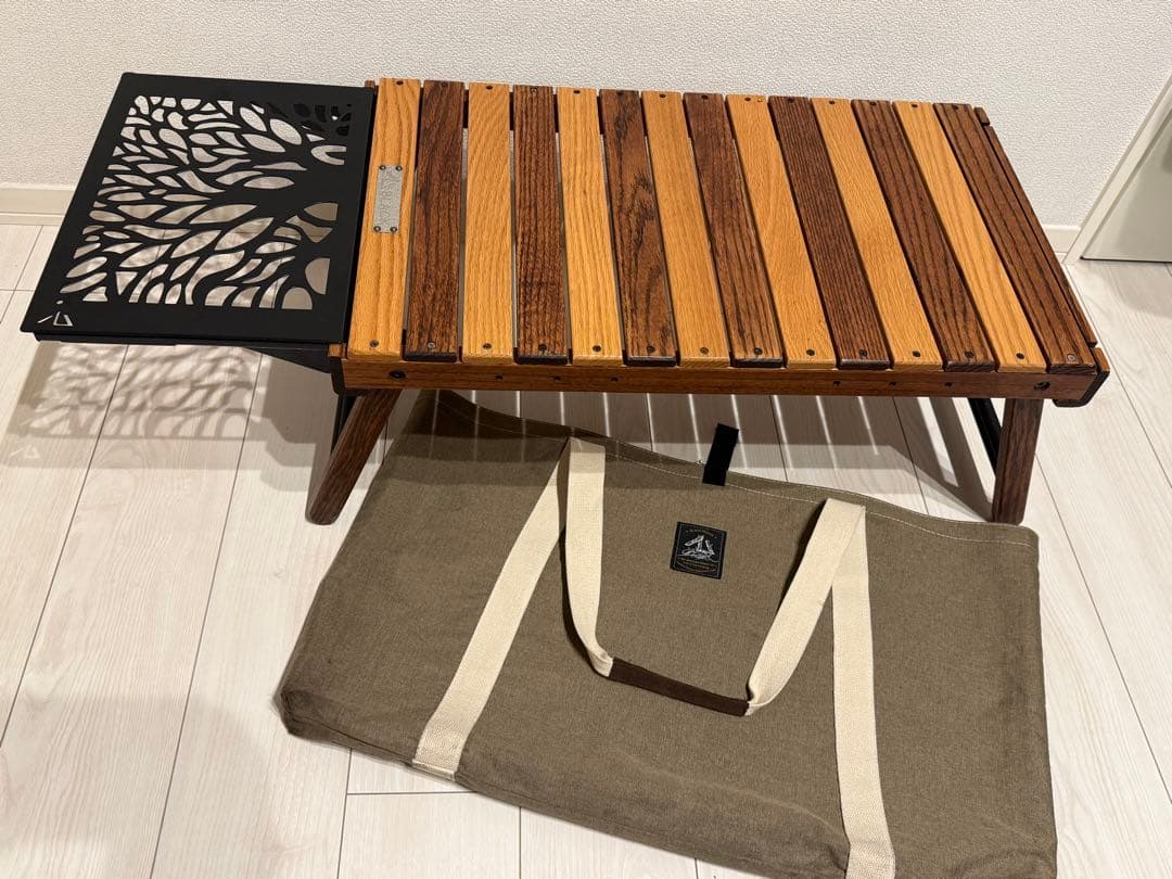 BLACK DESIGN ハレテーブル アイアンプレート付き - メルカリ