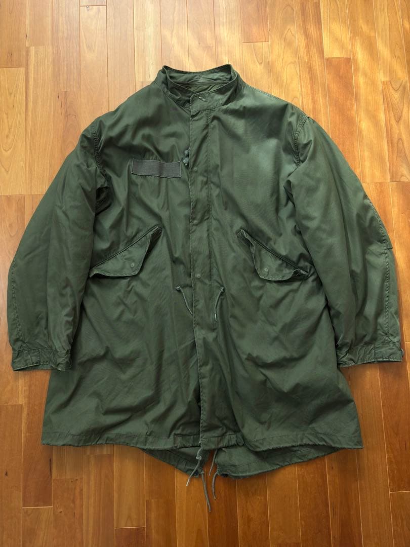 実物 USED米軍 M-65フィッシュテール シェルライナー MILITARY（ミリタリー） 実物 USED 米軍 M-65 モッズコート用ライナー