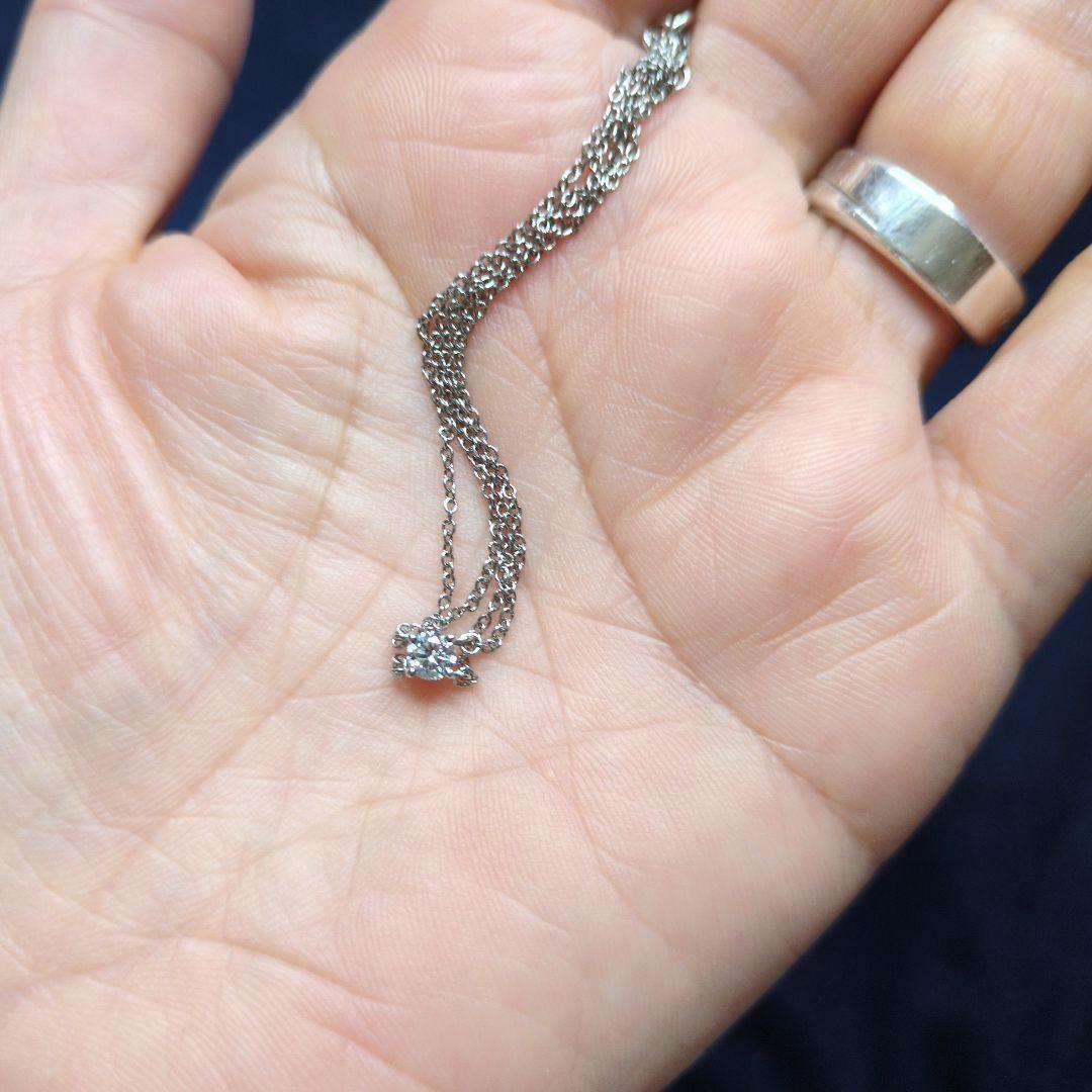 ティファニー ソリティアダイヤモンド ブレスレット pt950 16cm 現行