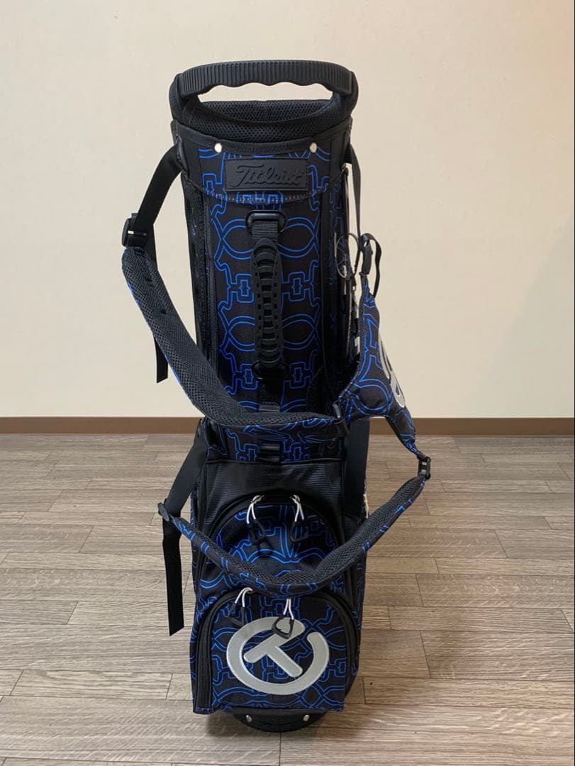 ゆき様専用 スタンド式キャディバック ブルーラメライン パターカバー