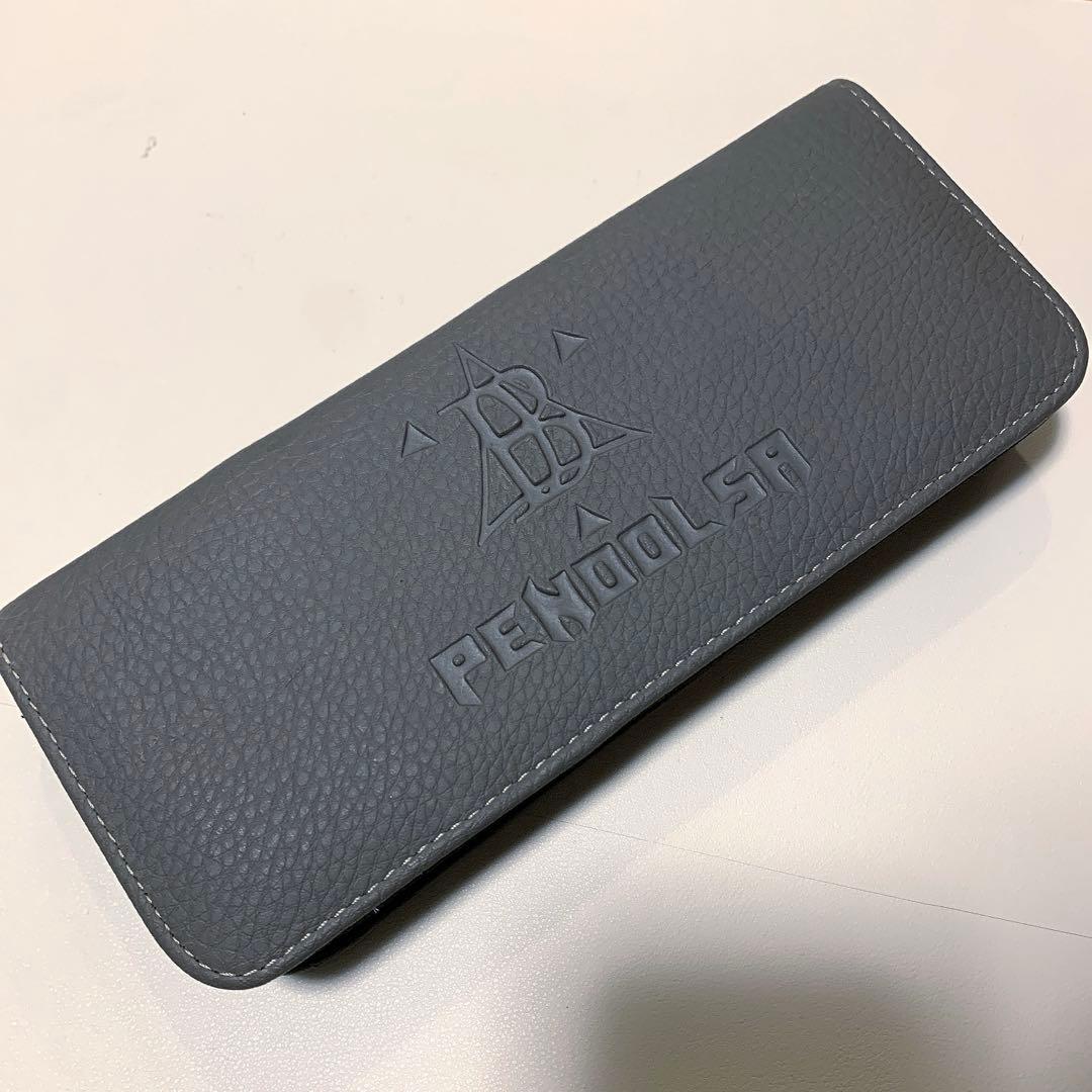 PDSペンケース グレー ペン回し MDS BtoB |#BSS ペンケース MOZ ボックスペンケース グレー EC049GY