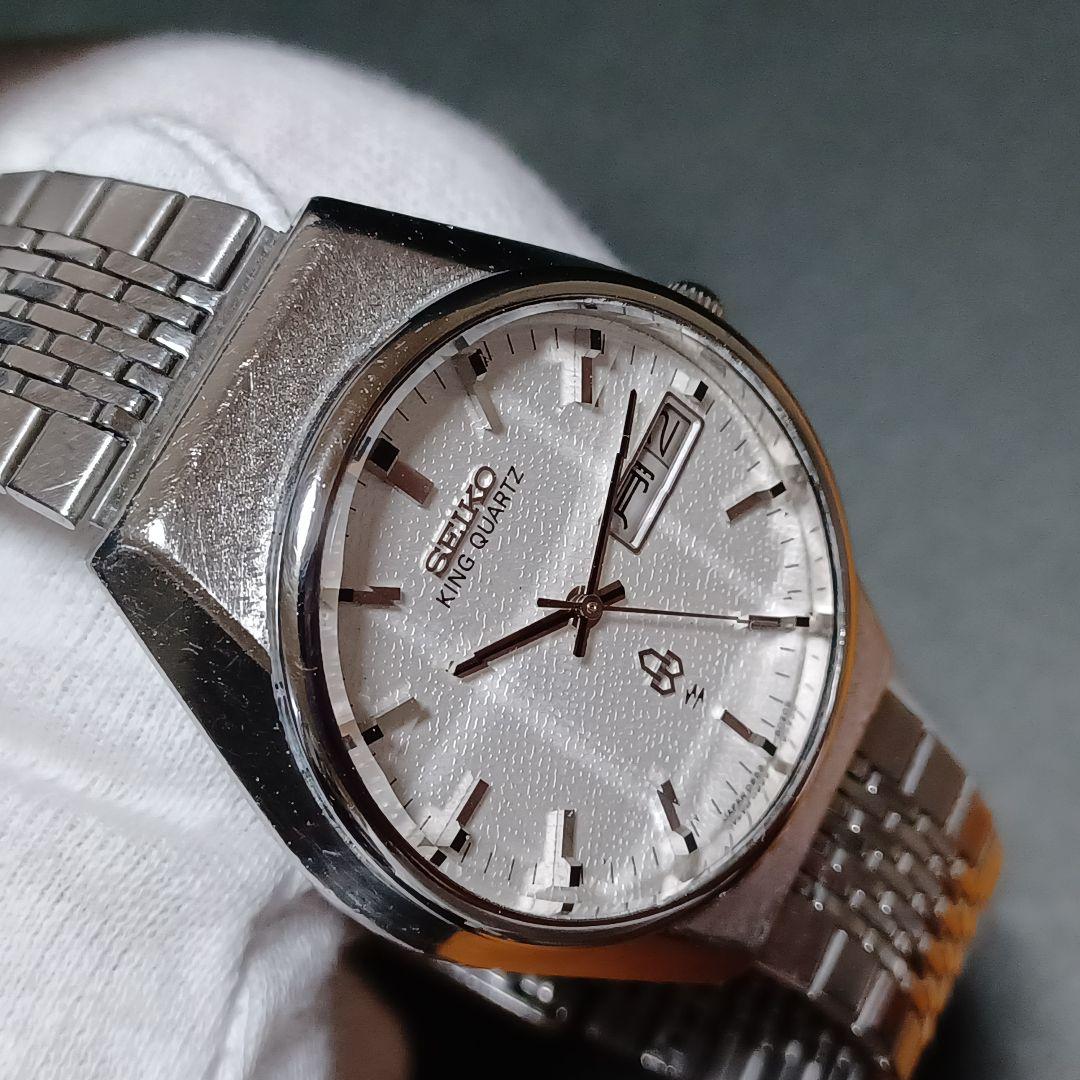 SEIKO キングクォーツ MEN'S《カットガラス》