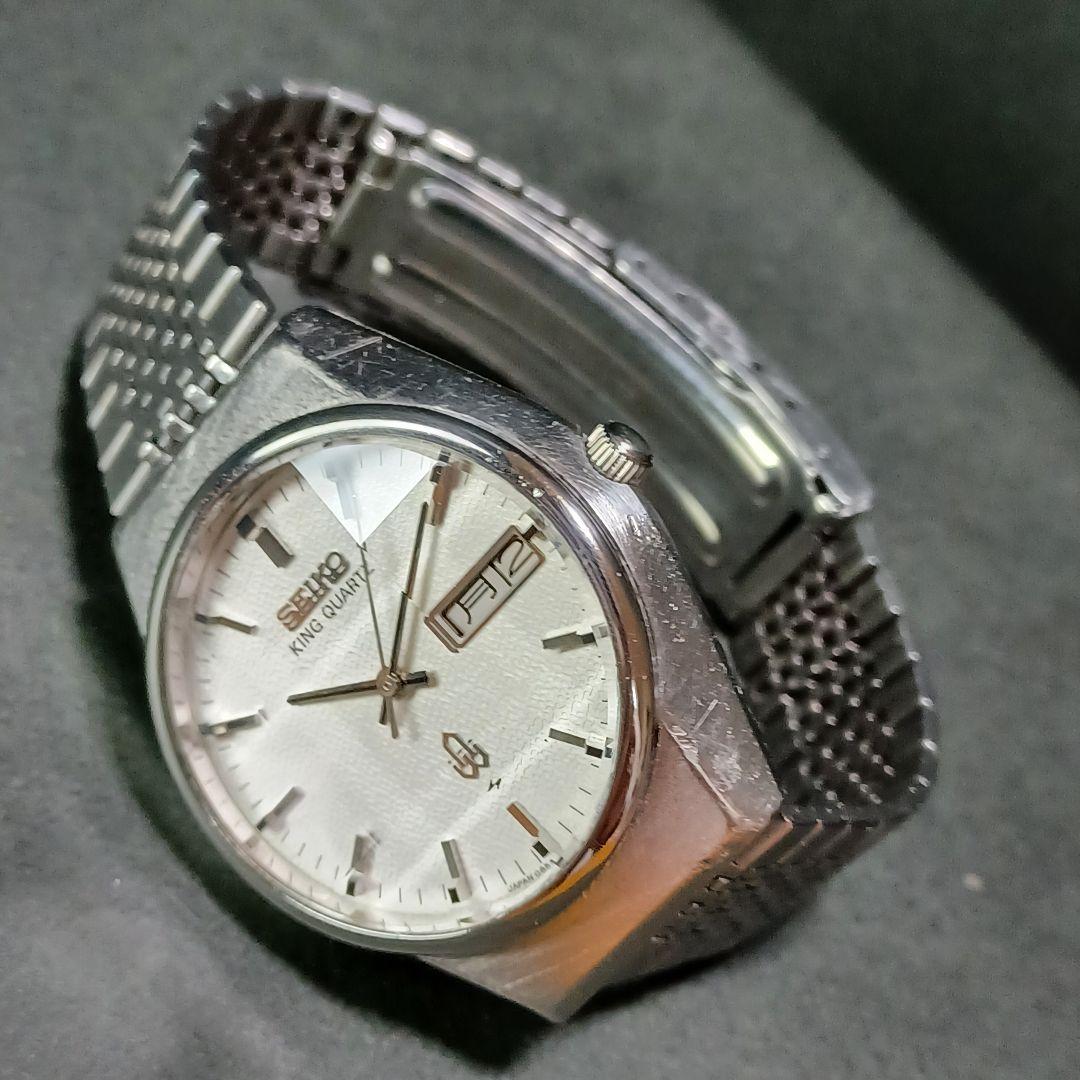SEIKO キングクォーツ MEN'S《カットガラス》