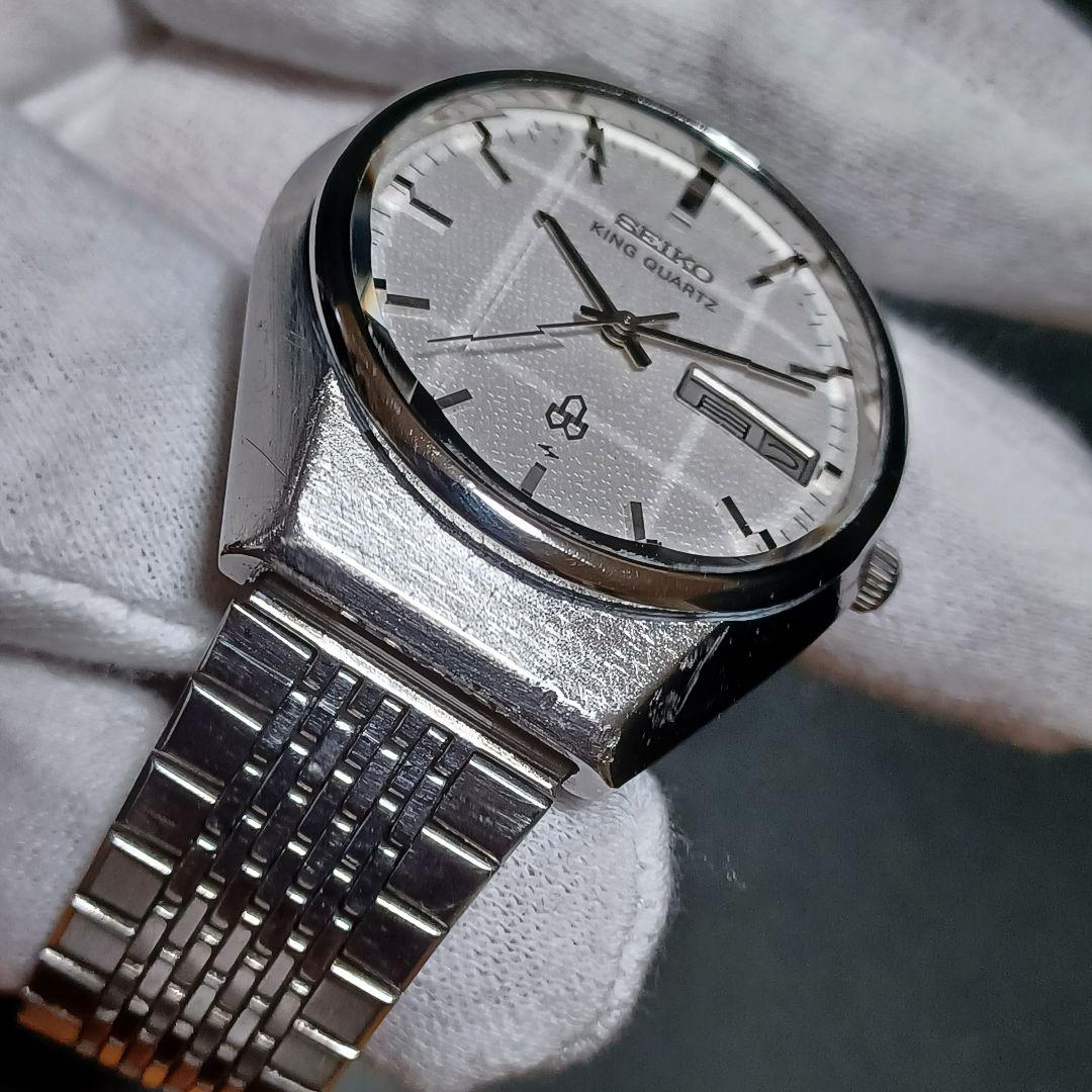 SEIKO キングクォーツ MEN'S《カットガラス》