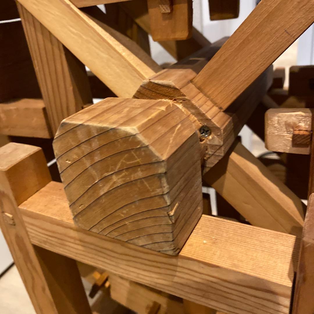 ⭐︎みやびを様⭐︎水車 木製 水車径46㎝ 庭 置物 和風 庭園