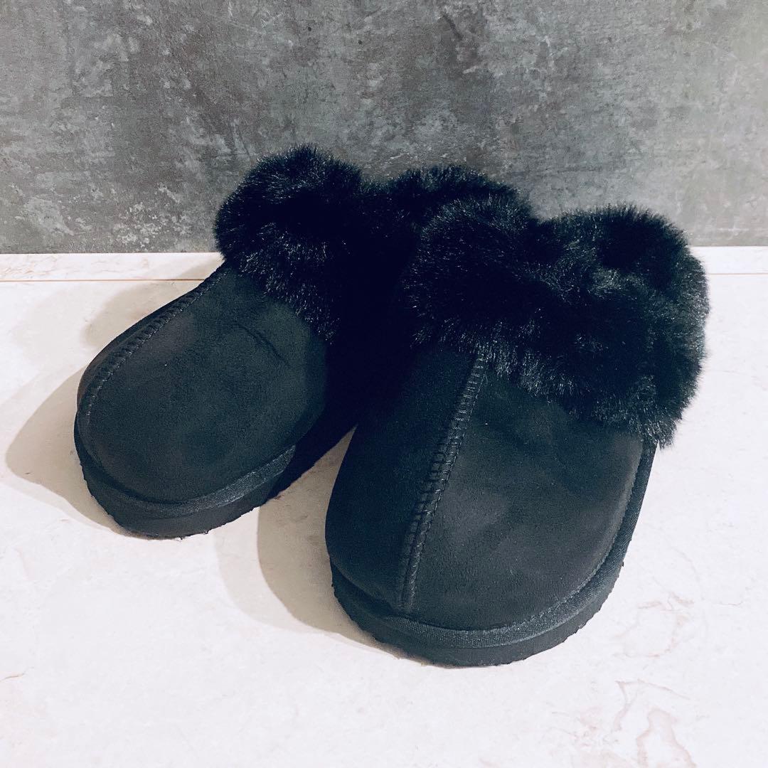 Racbaki/ラクバキ】ファーサボ/ブラック(L) - メルカリ