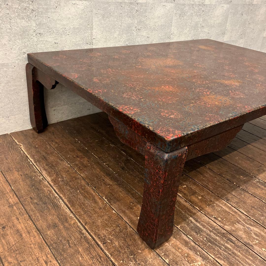 昭和レトロ 津軽塗 漆塗り 座卓 センターテーブル ローテブル 大型