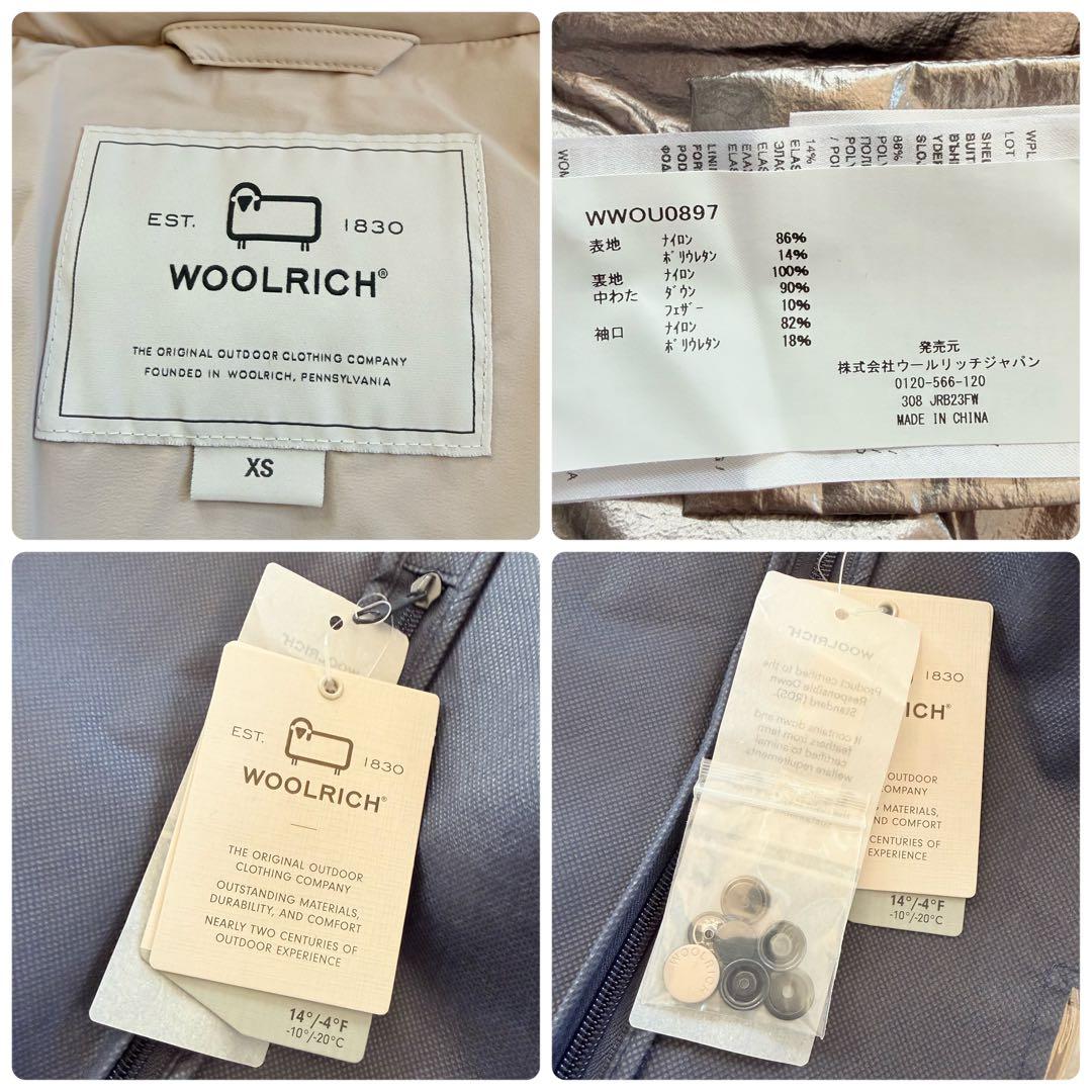 未使用級☆WOOLRICH マットストレッチ パファージャケットダウン