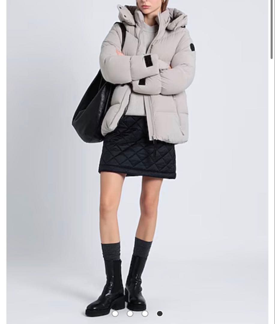 未使用級☆WOOLRICH マットストレッチ パファージャケットダウン