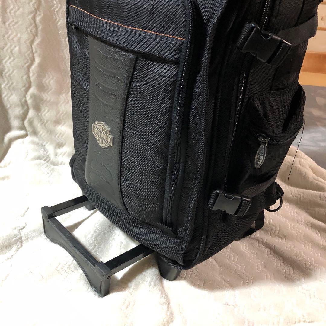 Harley-Davidson ブラック リュック スーツケース☆キャリーケース