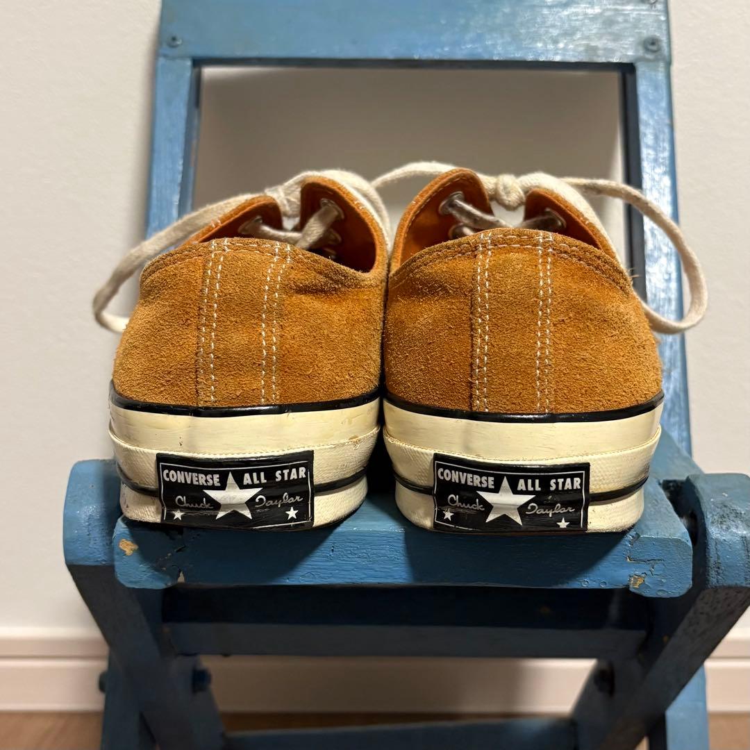 コンバース チャックテイラーCT70 オレンジ スエード - メルカリ