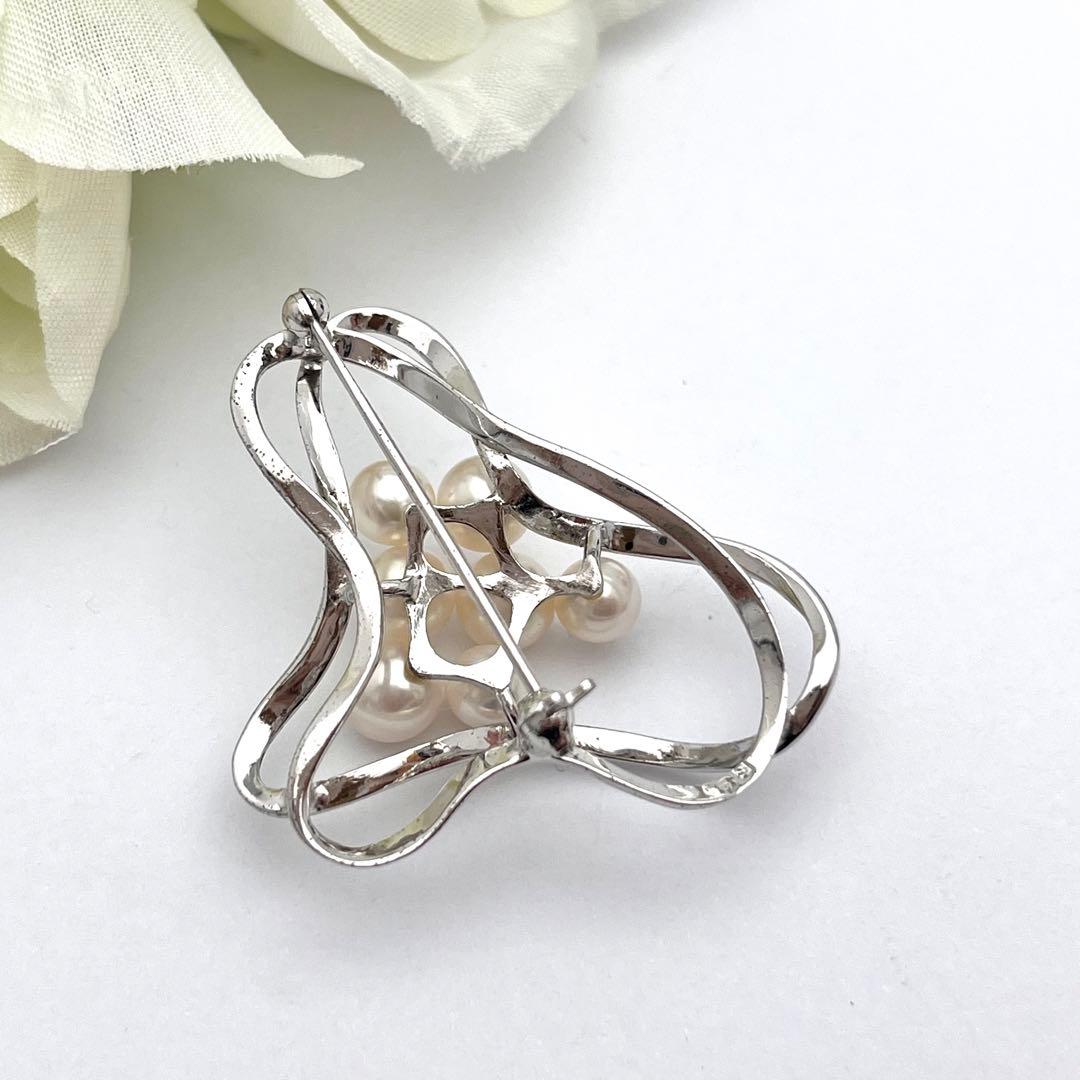 ミキモト シルバー パール ブローチ 皇室御用達ブランド - メルカリ