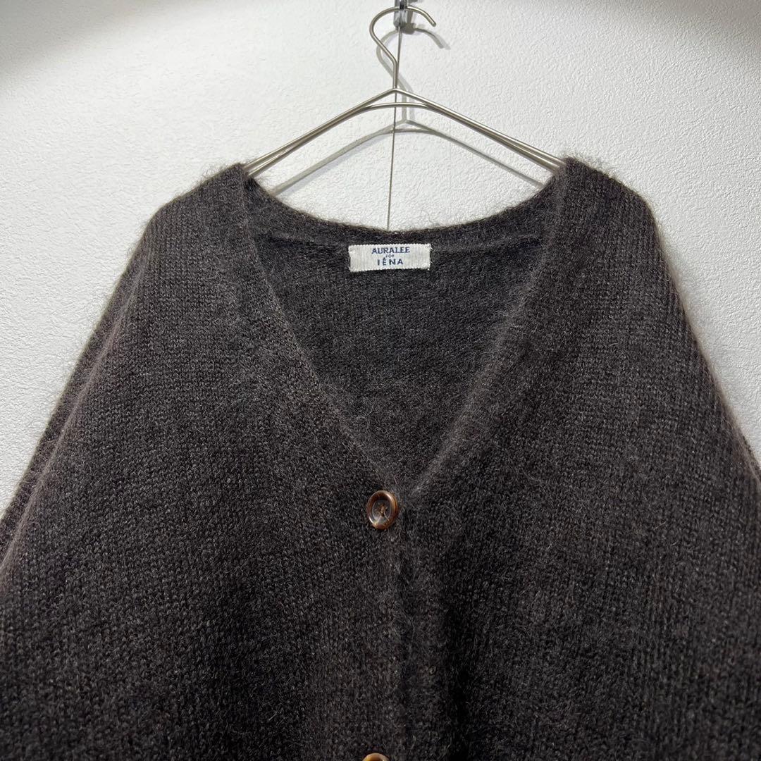 希少 美品 オーラリー イエナ別注 上質 モヘア ニット Vネック