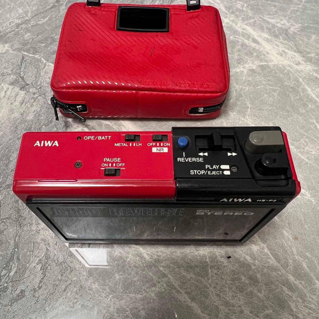 希少 AIWA HS-P2 ステレオカセットプレーヤー ベッド - メルカリ