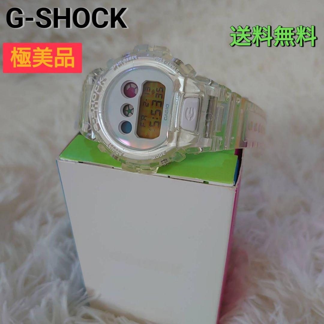 【極美品 】CASIO G-SHOCK DW-6900 腕時計 クリア G-SHOCK Gショック ジーショック DW-6900 Clear Skeleton シリーズ