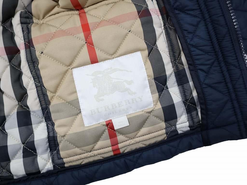バーバリー チルドレン 2way フーディー キルティング 中綿 ジャケット