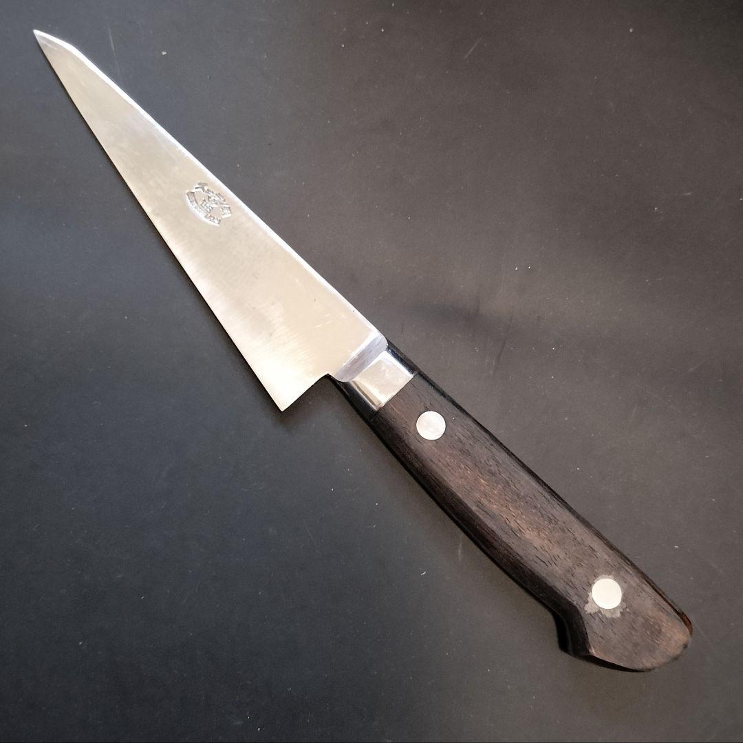有次 特製 ツバ付 骨スキ スウェーデン鋼 K121 135mm 研ぎ済み 京都