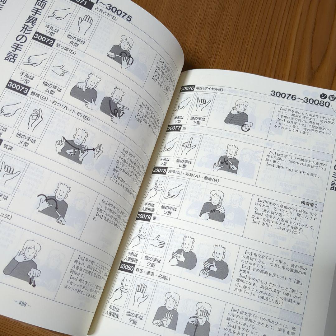 手話・日本語大辞典 - メルカリ