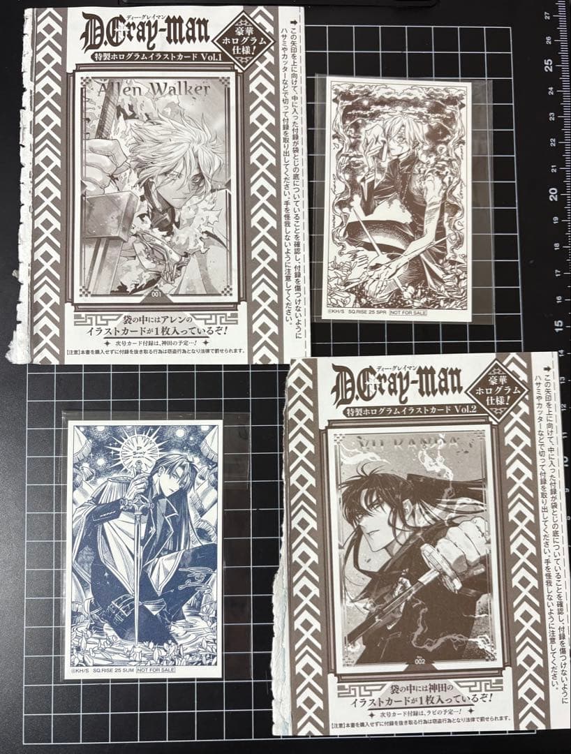 ジャンプSQ.RISE アニメイト特典 付録 アレン 神田 リナリー ラビ