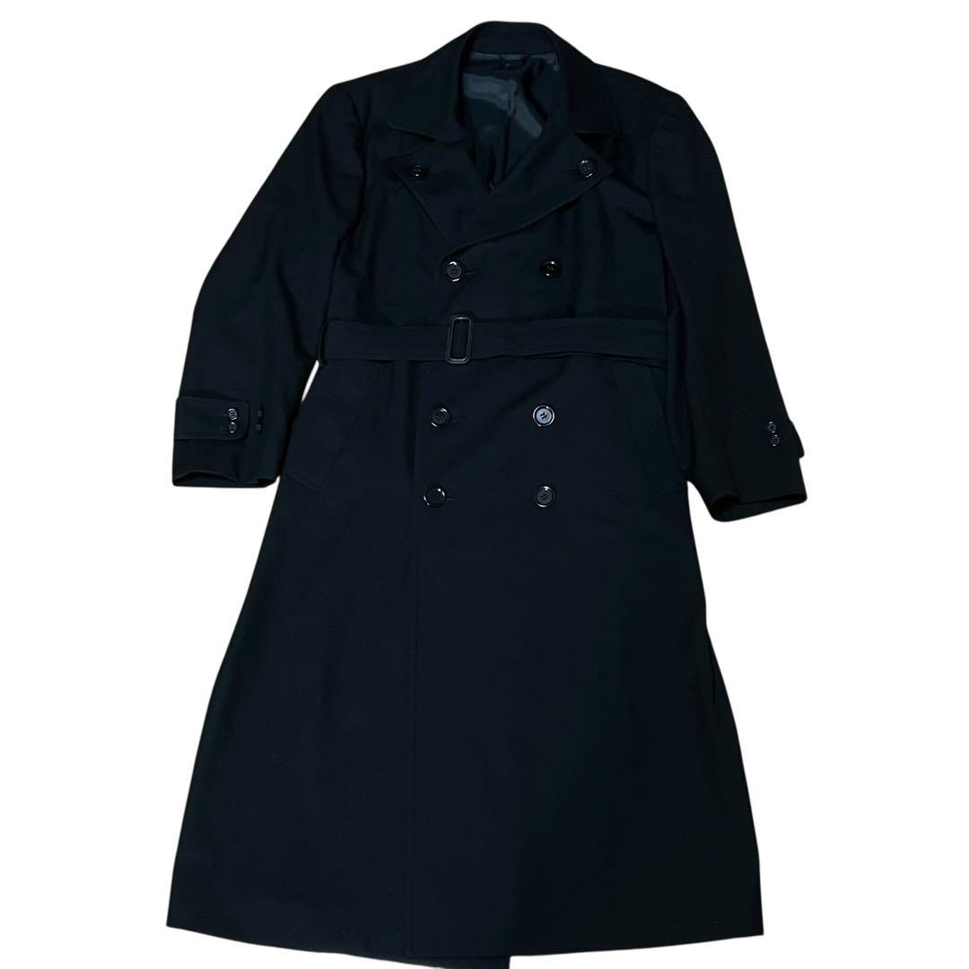 極美品 yohji yamamoto A.A.R ウールトレンチコート ブラック 極美品 yohji yamamoto A.A.R ウールトレンチコート ブラック - メルカリ