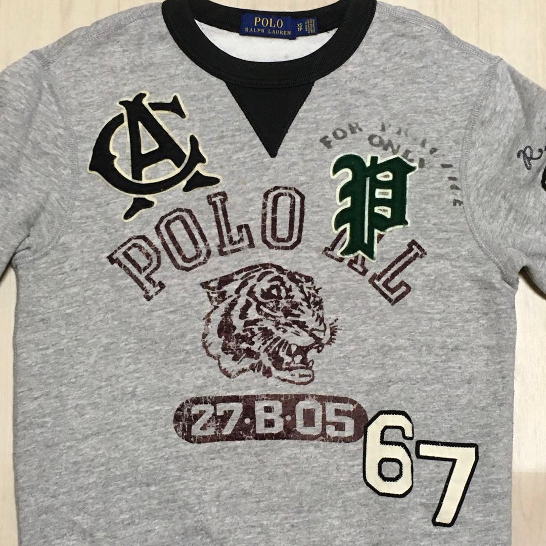 ポロラルフローレン ワッペン スウェット XS ラルフローレン