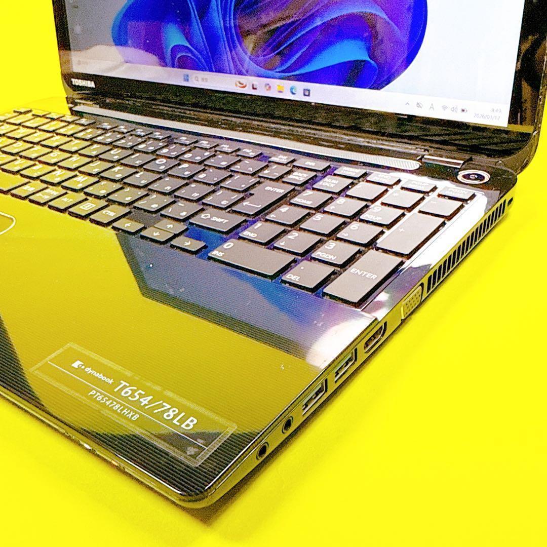 タッチパネル⭐️新品SSD &i7⭐️windows11 ノートパソコン カメラ