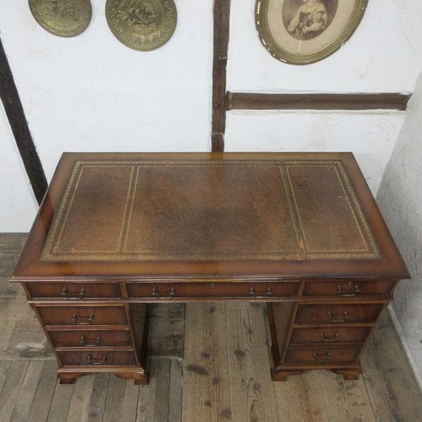 イギリス アンティーク 家具 デスク 机 書類整理 店舗什器 英国 6182e