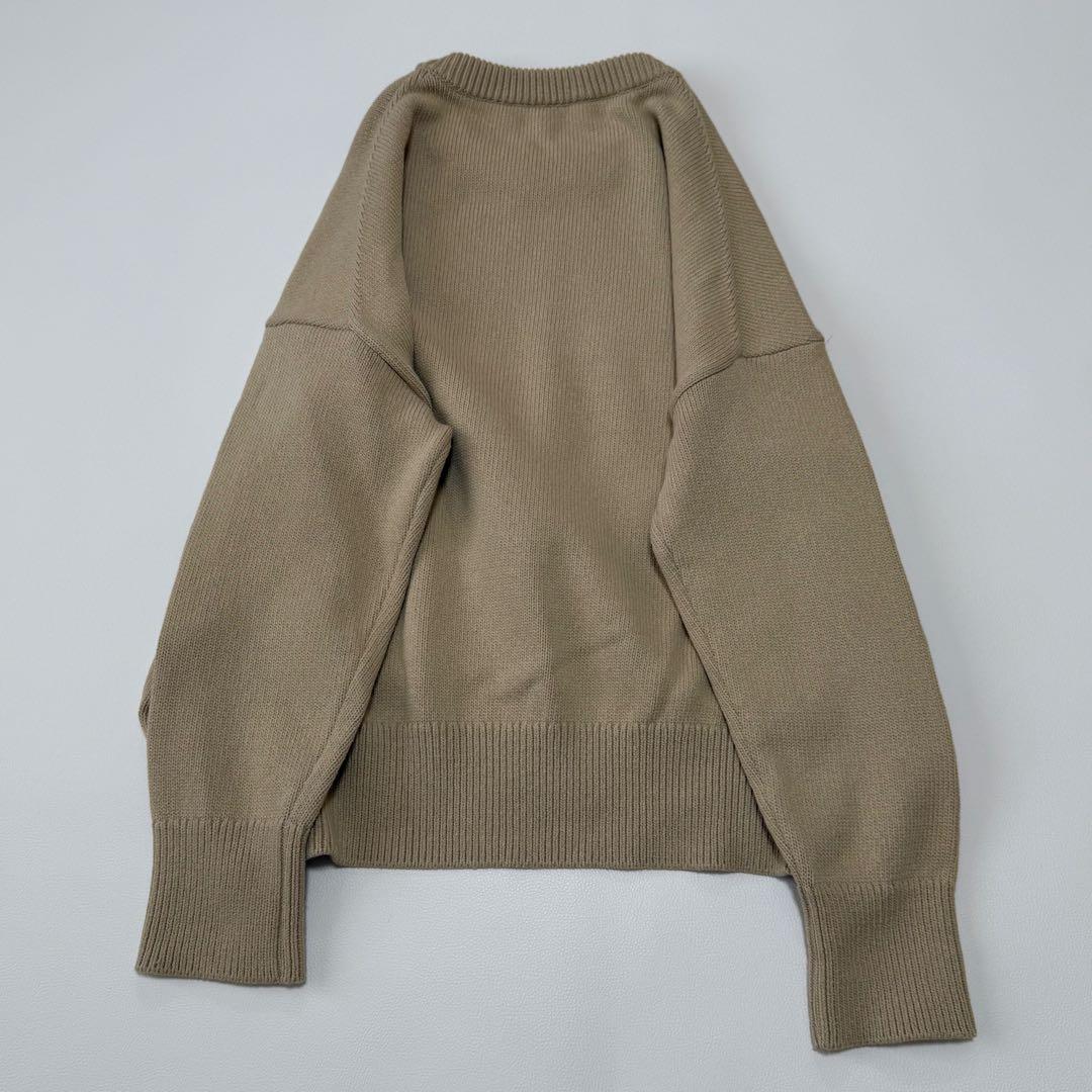 エブリデイアイライク クルーネックニット ミドルゲージ