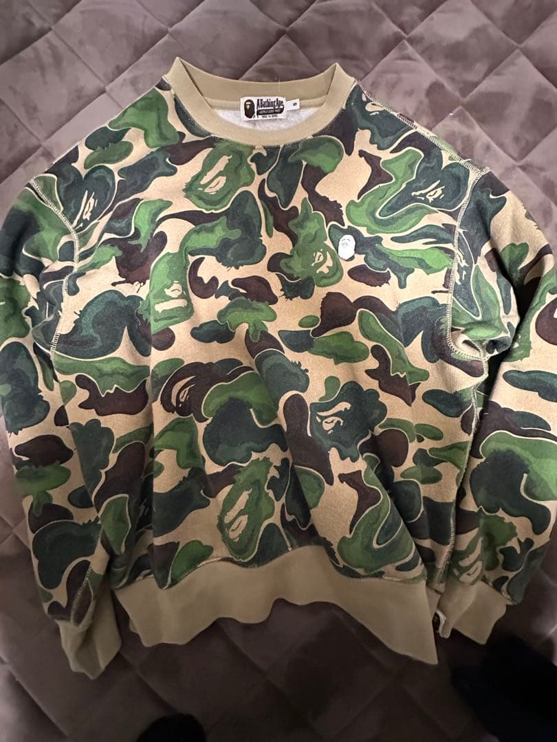 A BATHING APE カモフラージュ スウェット - メルカリ