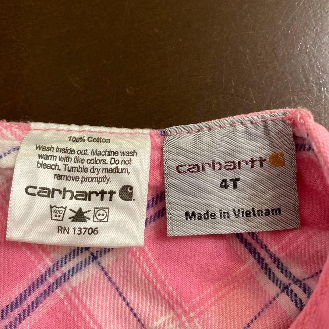 Carhartt ピンク オーバーオール ビンテージ サロペット - メルカリ