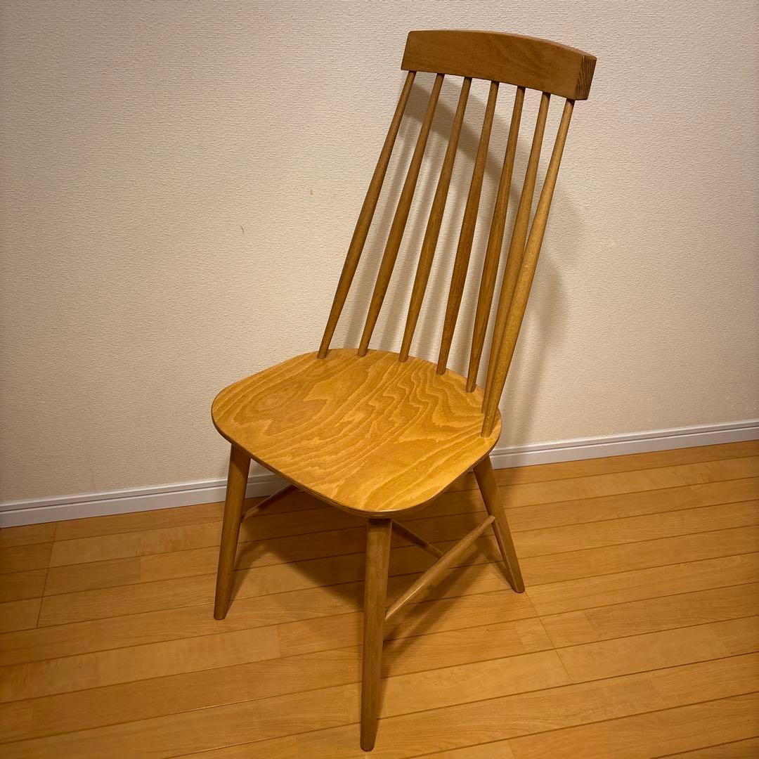 y*す様 ［美品］unico ウニコ　kotonaハイバックチェア　チーク　1脚 unico / ウニコ kotona コトナ ハイバックチェア 天然木 ビーチ材 北欧
