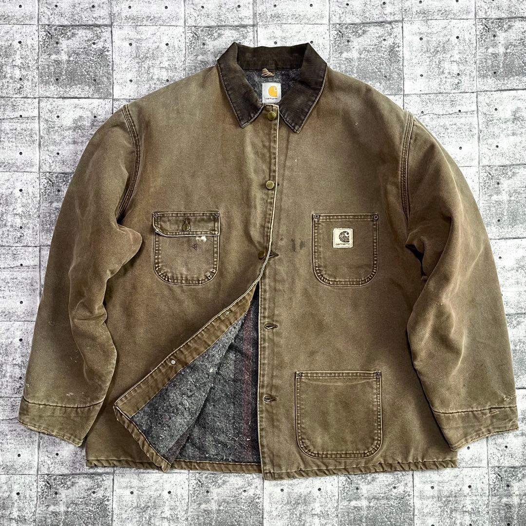 00s Carhartt カーハート ミシガンチョアコート ブラウンフェード