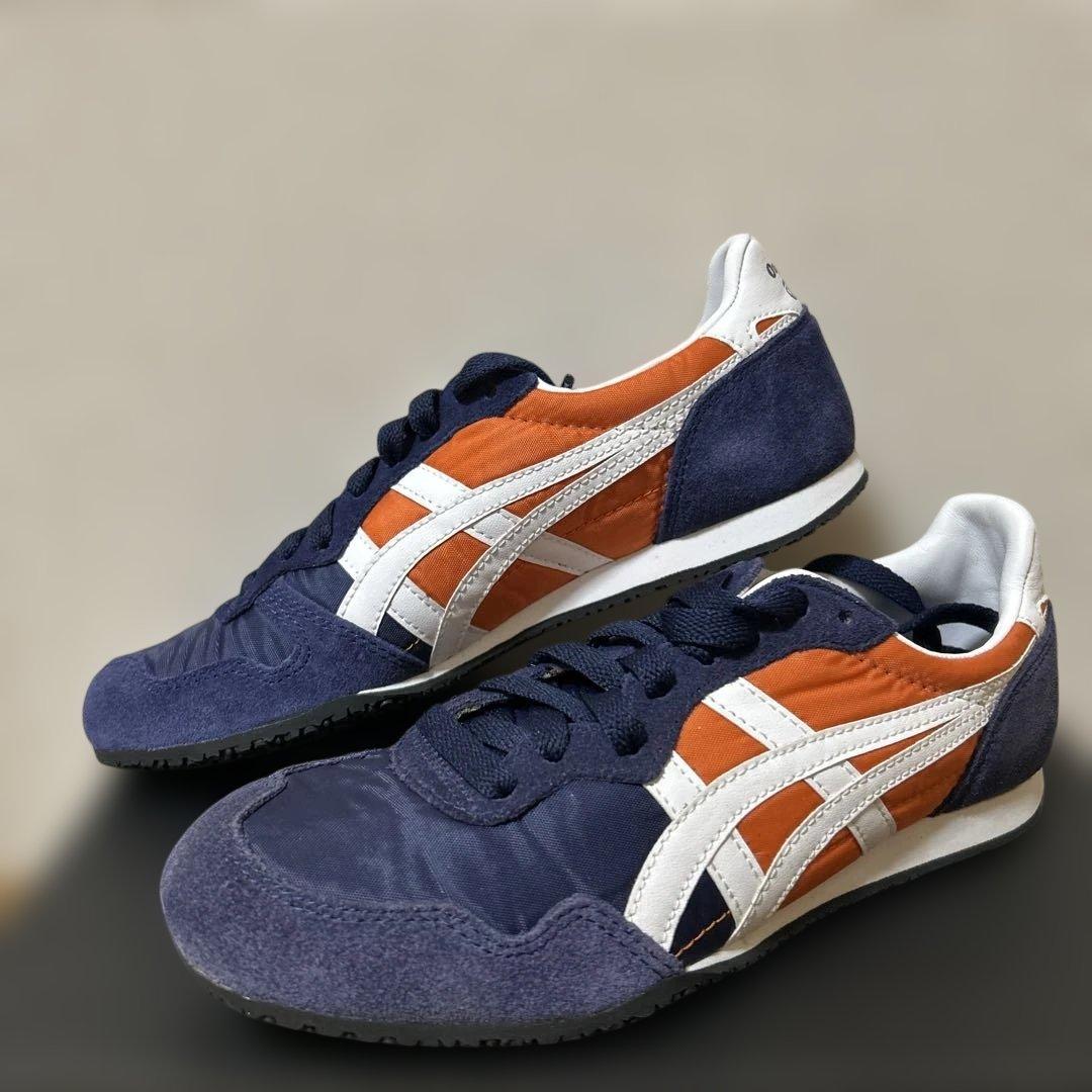 オニツカタイガー セラーノ PEACOAT/WHITE ピ－コート 23.0cm