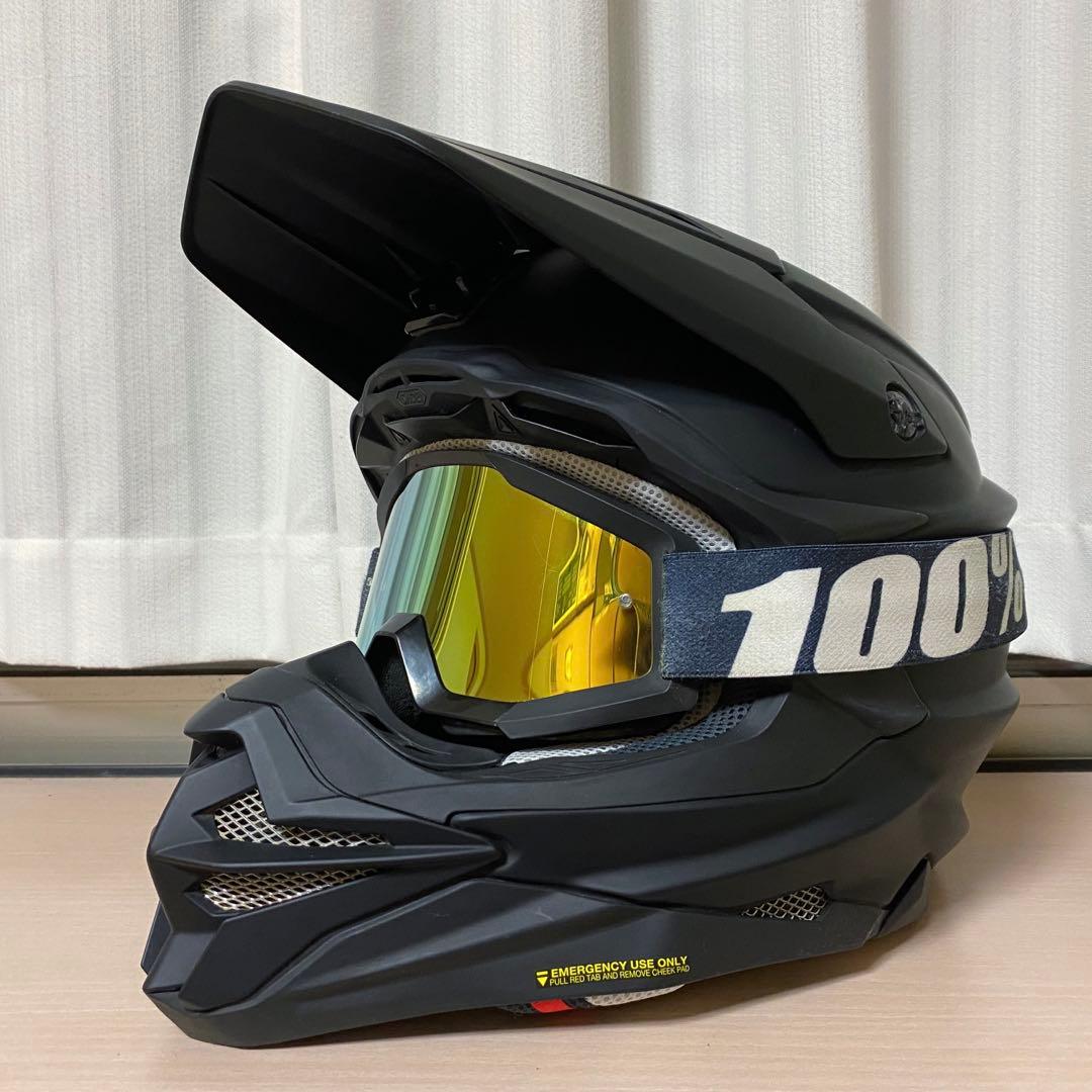 SHOEI VFX-WR Lサイズ マットブラック 100％ゴーグル付 - メルカリ