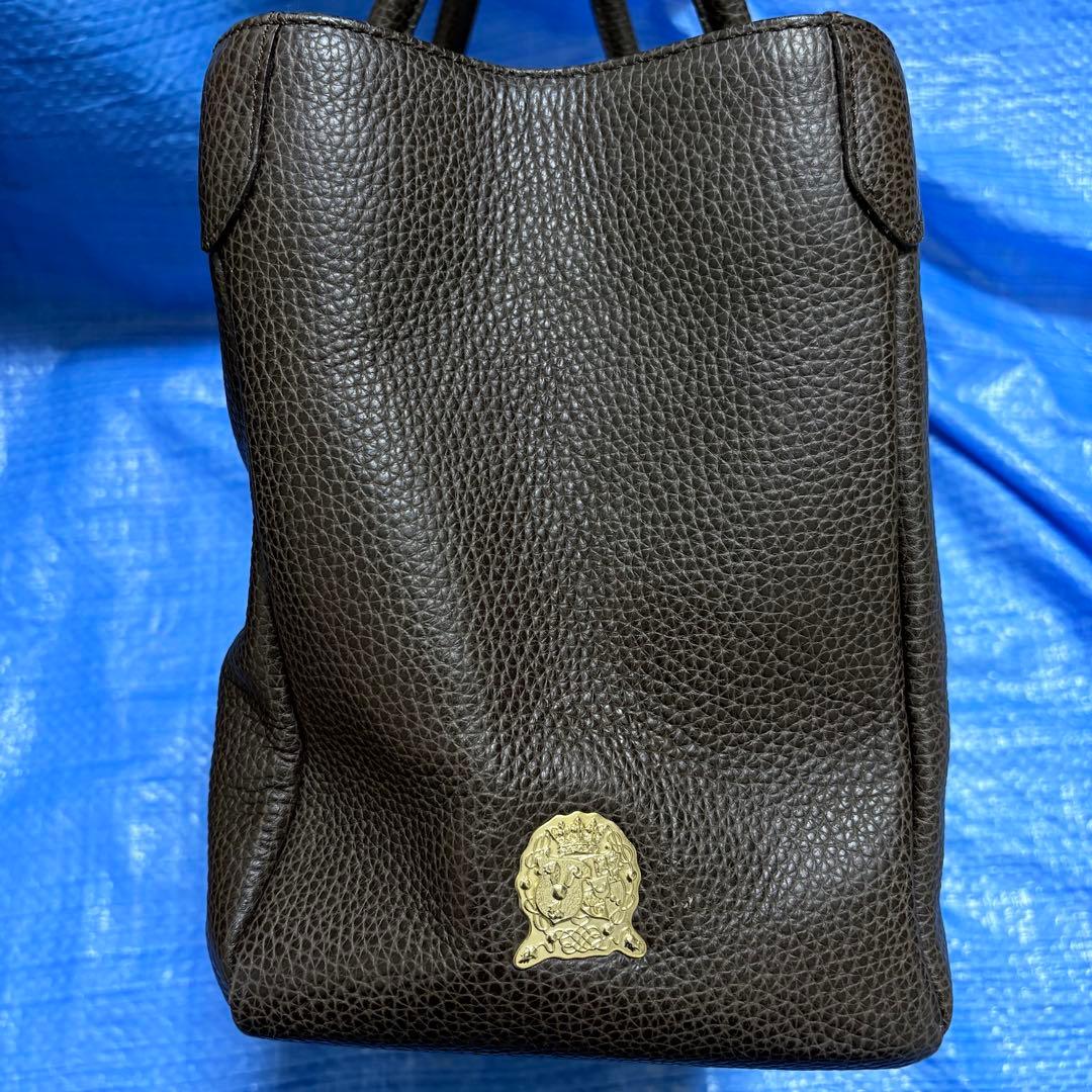 新品☆A.D.M.J⬛︎トートバッグ⬛︎レザー⬛︎スワロフスキー