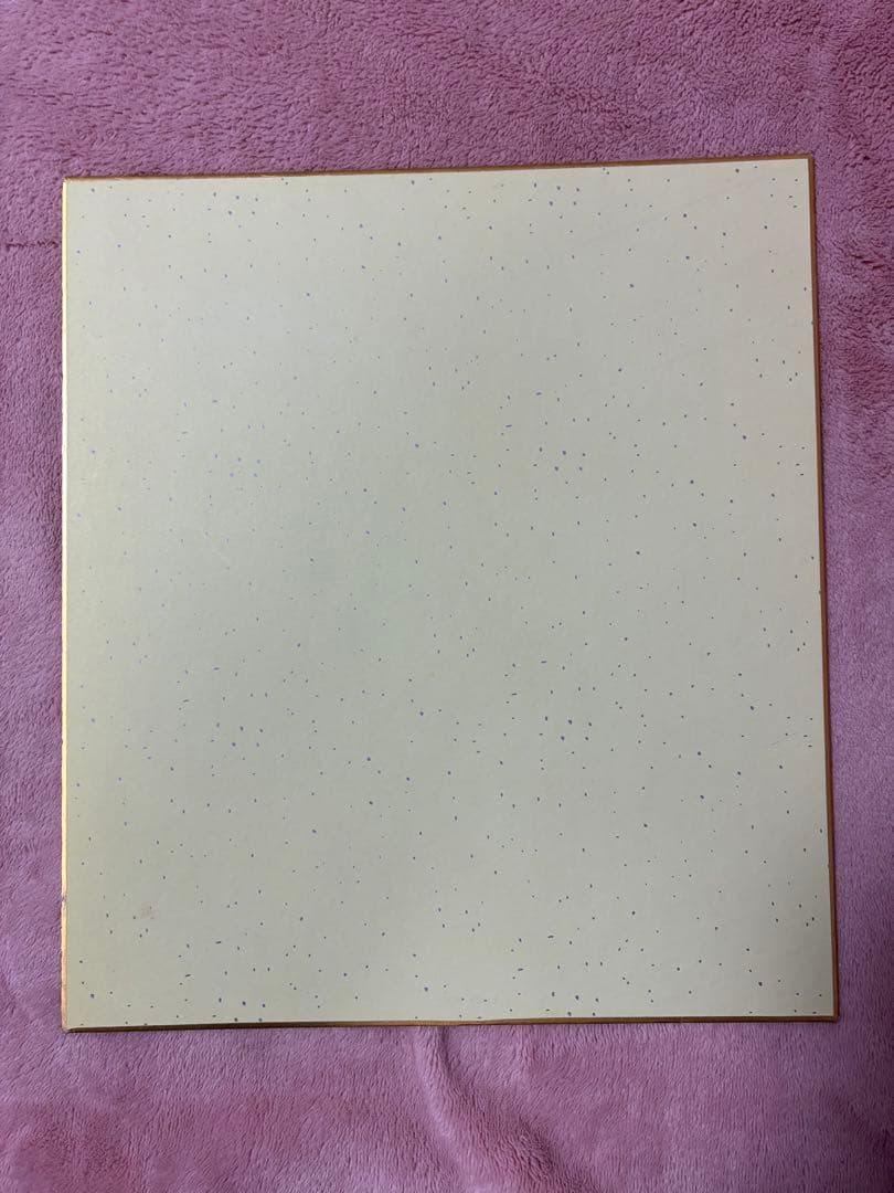 焼き肉食べたい　でらうえあ先生　直筆イラスト色紙　ガールズ&パンツァー