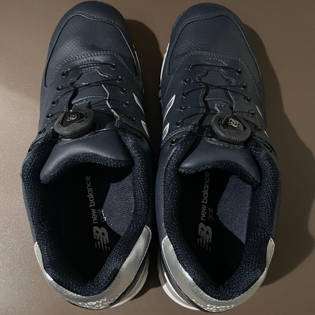 New Balance Golf ネイビー×シルバー 26.5cm MGB574