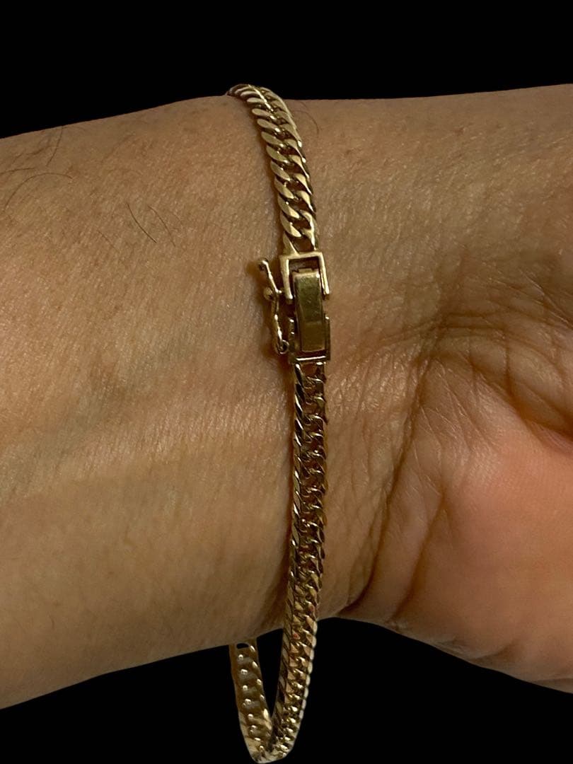 ト*ロ様 【中古】18金 喜平ブレスレット ダブル6面 10g 22cm - メルカリ