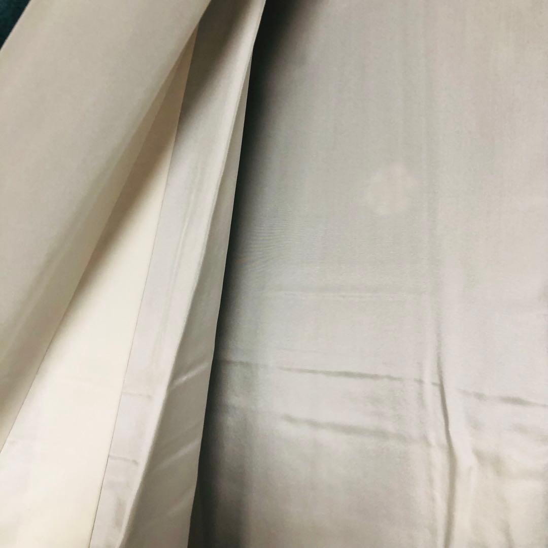 美品 トールサイズ】小紋 雪 正絹 丹後 京友禅 袷 裄丈71 身丈174