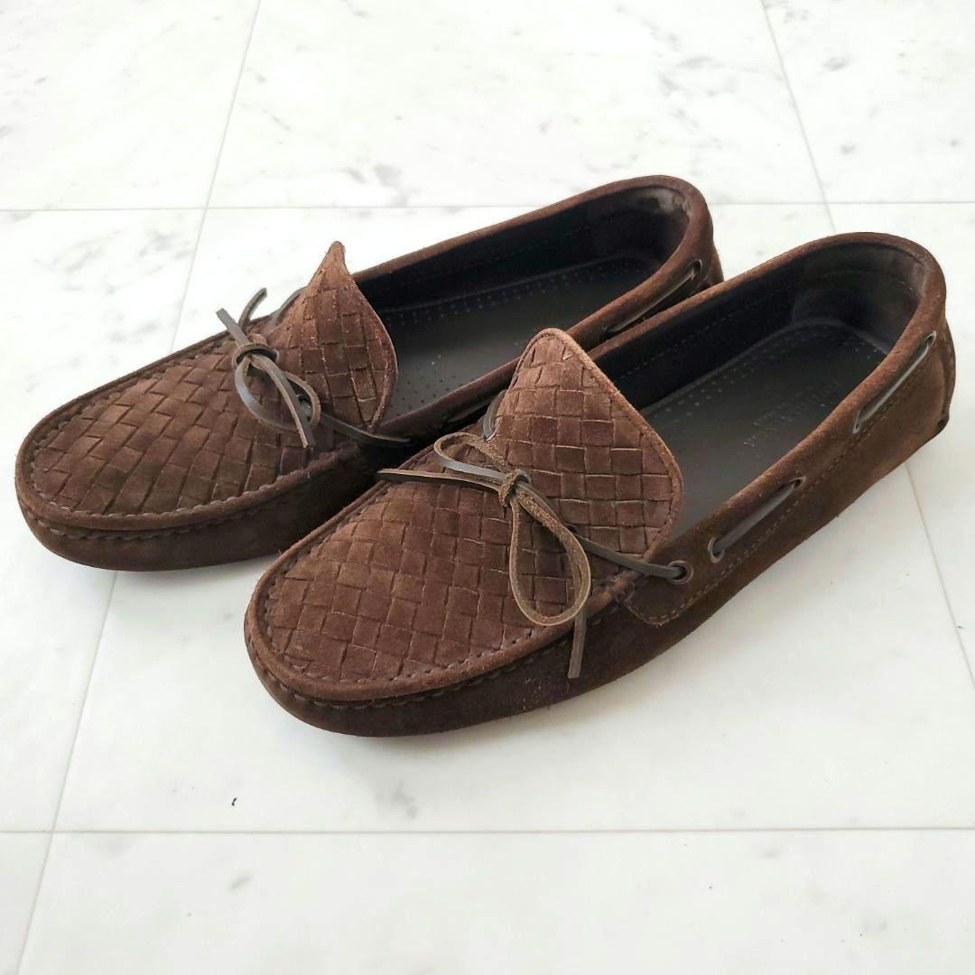 快適ドライブに！ 美品 ボッテガヴェネタ 靴 デッキ ローファー